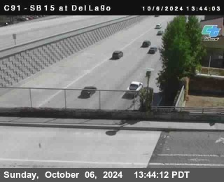 SB 15 at Del Lago bridge