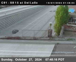 SB 15 at Del Lago bridge