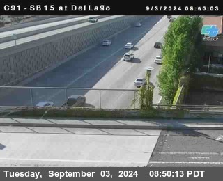 SB 15 at Del Lago bridge