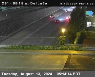 SB 15 at Del Lago bridge