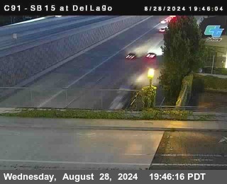 SB 15 at Del Lago bridge