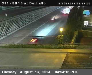 SB 15 at Del Lago bridge