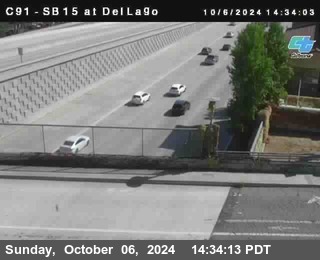 SB 15 at Del Lago bridge