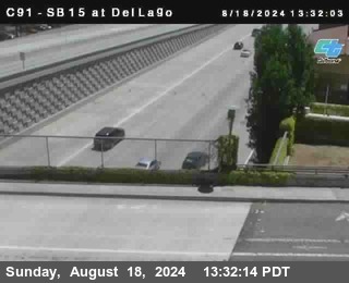 SB 15 at Del Lago bridge