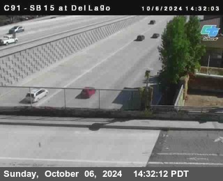 SB 15 at Del Lago bridge