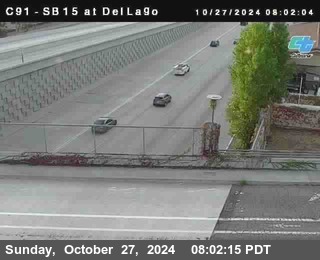 SB 15 at Del Lago bridge