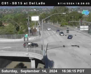 SB 15 at Del Lago bridge