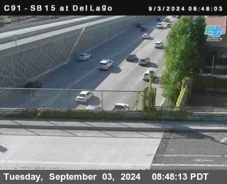 SB 15 at Del Lago bridge