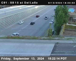 SB 15 at Del Lago bridge