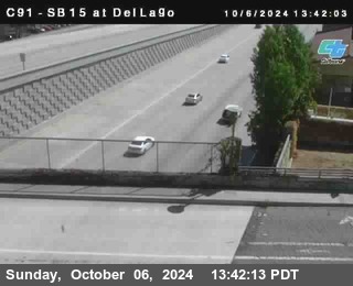 SB 15 at Del Lago bridge