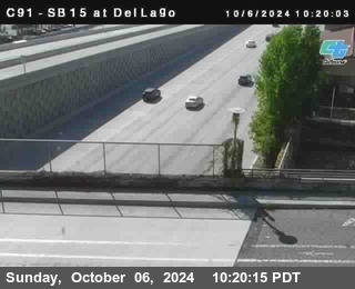 SB 15 at Del Lago bridge