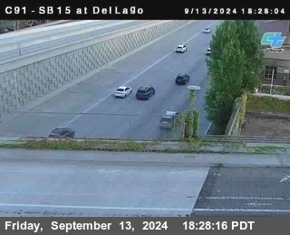 SB 15 at Del Lago bridge