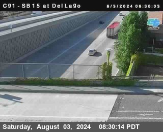 SB 15 at Del Lago bridge