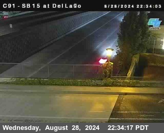 SB 15 at Del Lago bridge