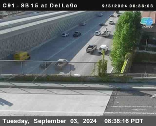 SB 15 at Del Lago bridge