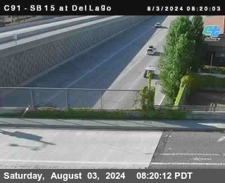 SB 15 at Del Lago bridge