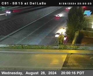 SB 15 at Del Lago bridge