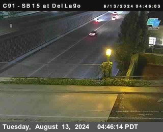 SB 15 at Del Lago bridge