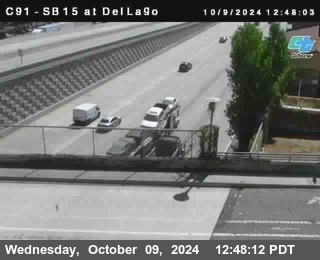 SB 15 at Del Lago bridge