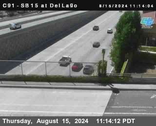 SB 15 at Del Lago bridge