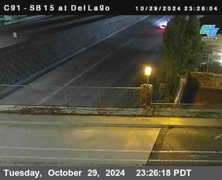 SB 15 at Del Lago bridge