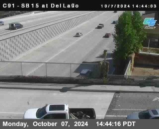 SB 15 at Del Lago bridge