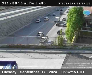 SB 15 at Del Lago bridge