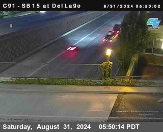 SB 15 at Del Lago bridge