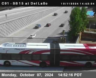 SB 15 at Del Lago bridge