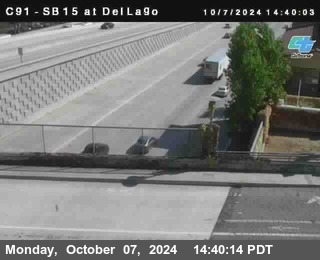 SB 15 at Del Lago bridge