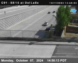 SB 15 at Del Lago bridge