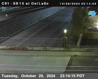 SB 15 at Del Lago bridge