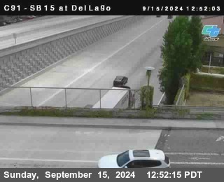 SB 15 at Del Lago bridge