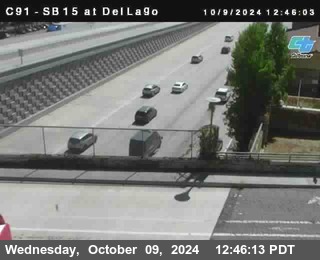 SB 15 at Del Lago bridge