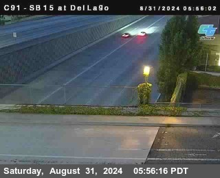 SB 15 at Del Lago bridge