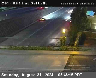 SB 15 at Del Lago bridge