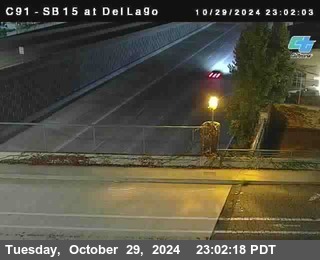 SB 15 at Del Lago bridge