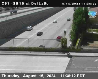 SB 15 at Del Lago bridge