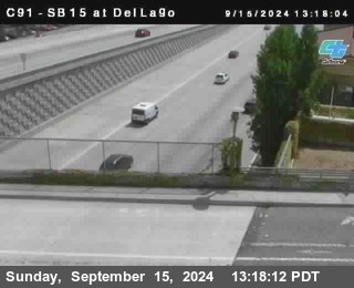 SB 15 at Del Lago bridge