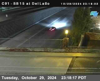 SB 15 at Del Lago bridge