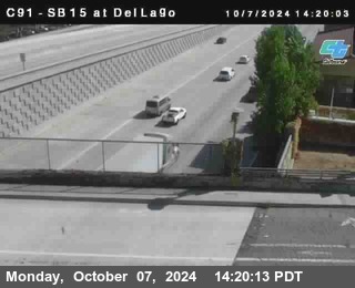 SB 15 at Del Lago bridge