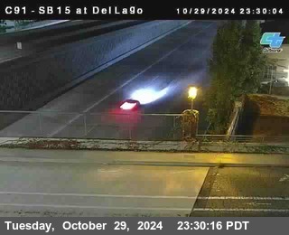 SB 15 at Del Lago bridge