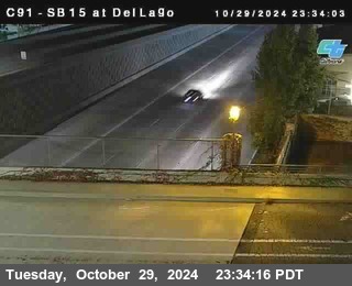 SB 15 at Del Lago bridge