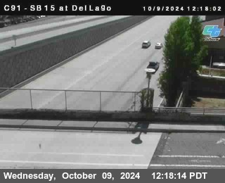 SB 15 at Del Lago bridge