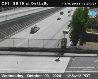 SB 15 at Del Lago bridge