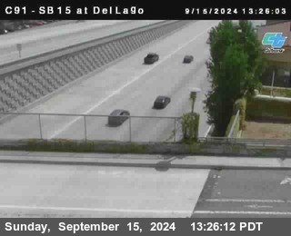 SB 15 at Del Lago bridge