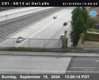 SB 15 at Del Lago bridge