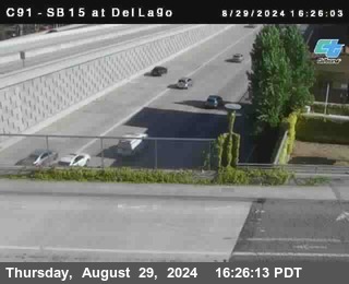 SB 15 at Del Lago bridge