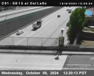 SB 15 at Del Lago bridge