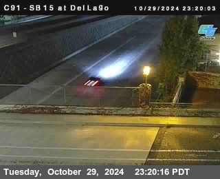 SB 15 at Del Lago bridge